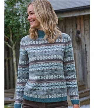 Fairisle Turtle Neck Jumper