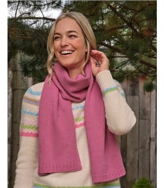 Womens Essential Lambswool Scarf