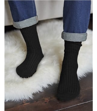 Mens Cashmere Merino Bed Sock