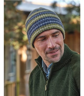 Mens Stripe Hat