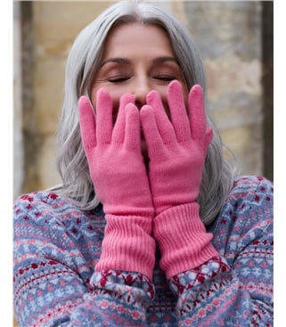 Cashmere Merino Ribbed Gloves