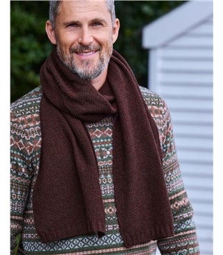 Mens Essential Lambswool Scarf