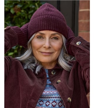 Ribbed Cashmere Hat