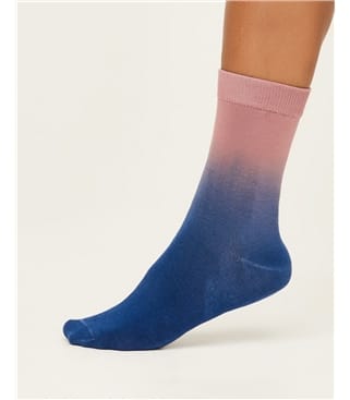 Socken mit Bambusviskose, Dip Dye