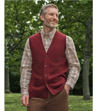 Gilet - Homme - Laine d’agneau certifiée 100% RWS