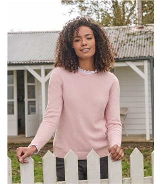 Pull à col rond – Femme – Laine d’agneau certifiée 100% RWS 