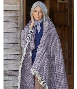 Isobel Crescent Pure Wool Throw