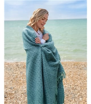 Isobel Crescent Pure Wool Throw