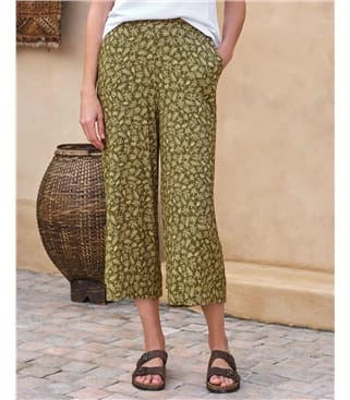 Printed Culotte