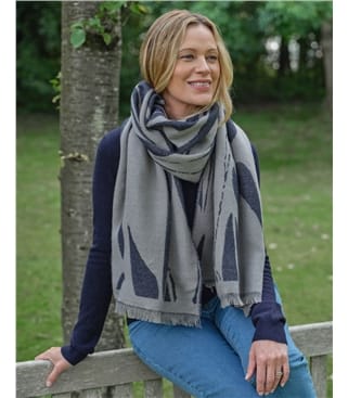 Midweight Abstract Scarf