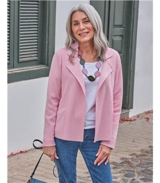 Relaxed Lapel Cardigan 