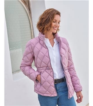 Steppjacke mit Kapuze