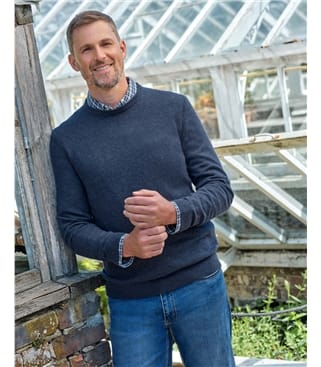 Cashmere Merino Crew Neck Jumper