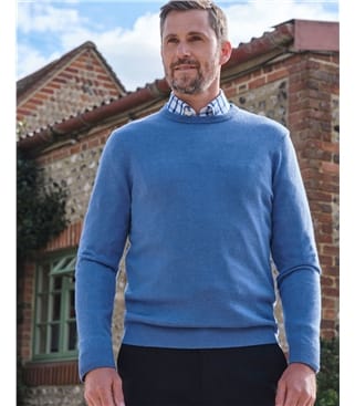 Cashmere Merino Crew Neck Jumper