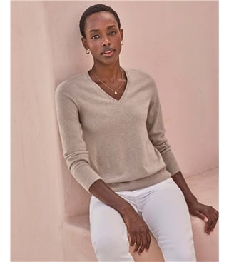 Cashmere V Neck Sweater
