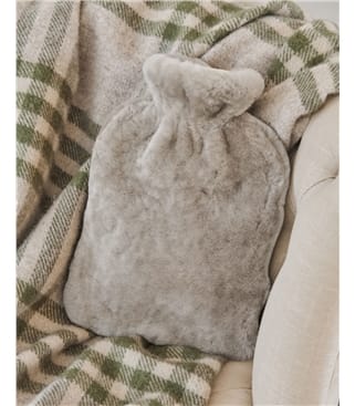 Cosy Sheepskin Hot Water Bottle