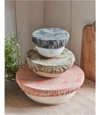 Cotton Print Bowl Covers 3 Pack