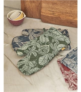 Cotton Print Single Oven Glove