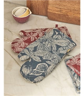 Cotton Print Single Oven Glove