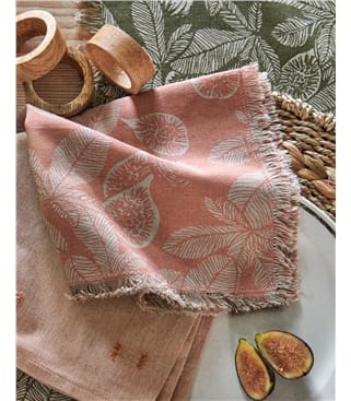 Cotton Print Napkins 4 Pack