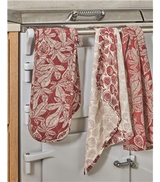 Cotton Print Tea Towel 2 Pack