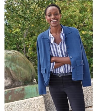Cotton Wool Blend Milano Jacket