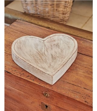 Mango Wood Heart Platter
