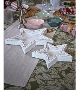 Star Tray Beaded Set Of 2