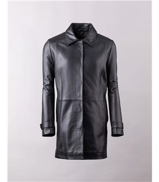 Bilsco Longline Leather Jacket