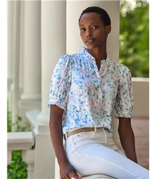Frill Neck Blouse
