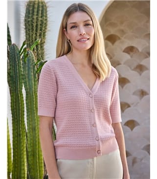 Cotton Smart Cardigan