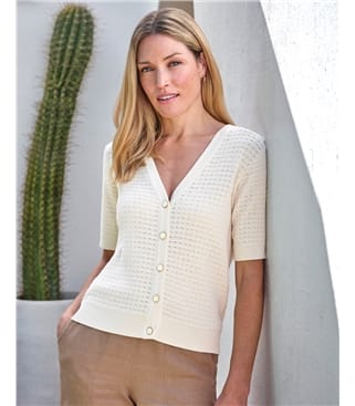 Cotton Smart Cardigan