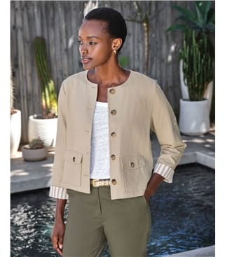 Linen Blend Jacket