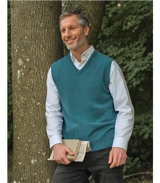 Pull sans manches - Homme - Laine d’agneau