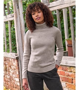 Womens Lambswool Polo