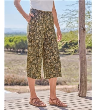 Printed Culotte