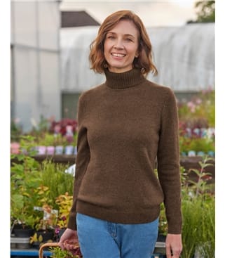 Womens Lambswool Polo
