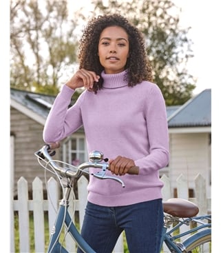 Womens Lambswool Polo