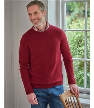 Cashmere Merino Crew Neck Jumper