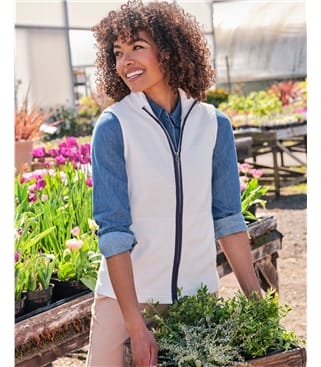 Gilet en molleton de coton grec