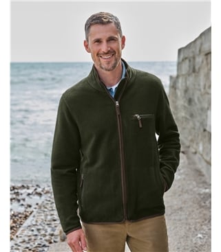 Organic Cotton Full Zip Fleece