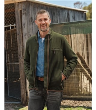 Organic Cotton Full Zip Fleece