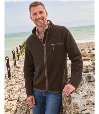 Organic Cotton Full Zip Fleece