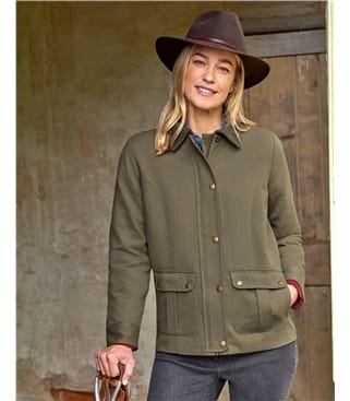 Cord Collar Cotton Jacket