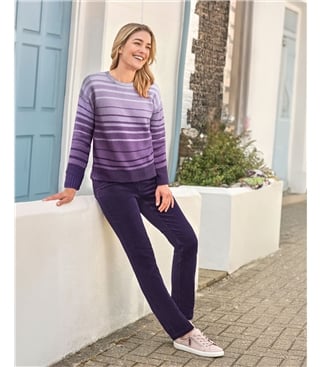 Cordhose aus Bio-Baumwolle für Damen