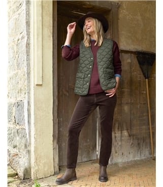 Jean en velours - Femme - Coton Bio