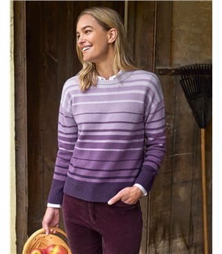 Ombre Stripe Jumper