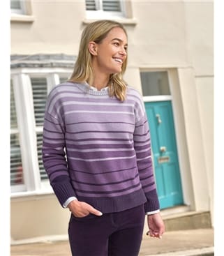 Ombre Stripe Jumper