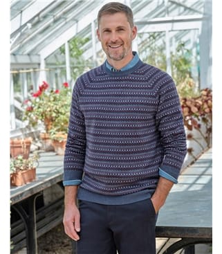 Allover Fairisle Crew Jumper