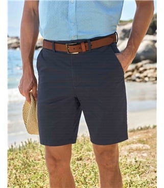 Chinoshorts aus Baumwollstretch